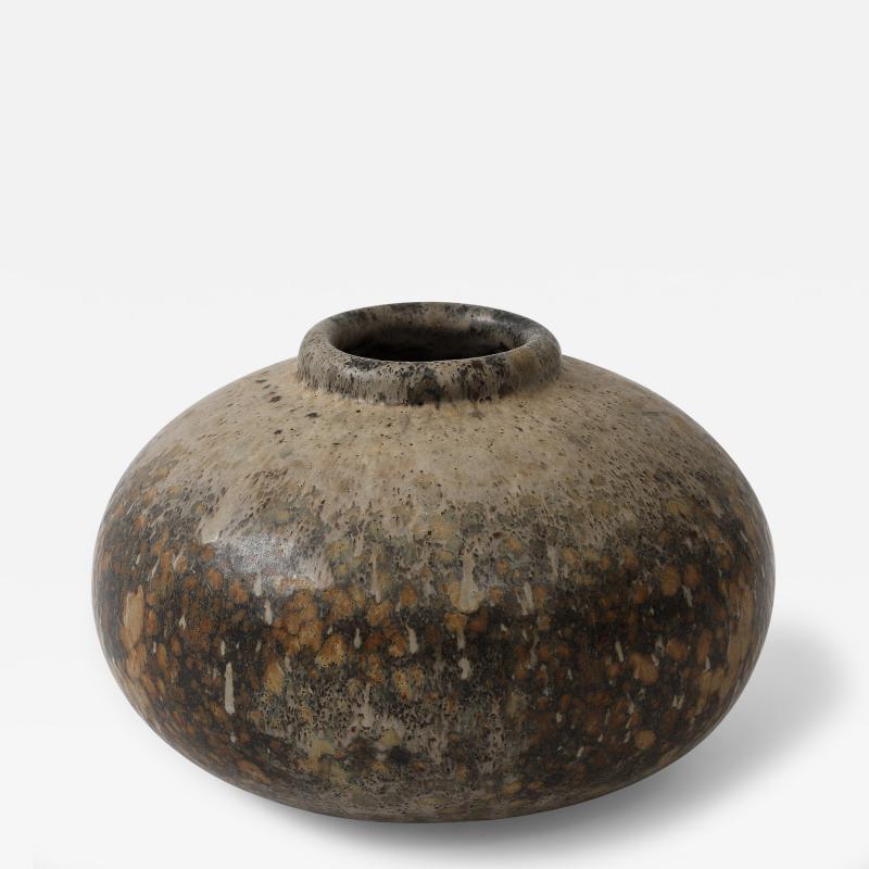 1980s Hiroshi Nakayama Modernist Pottery Vase