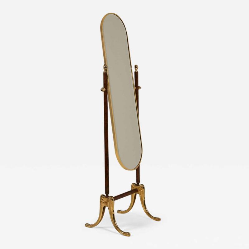 1980s Italian freestanding dressing mirror