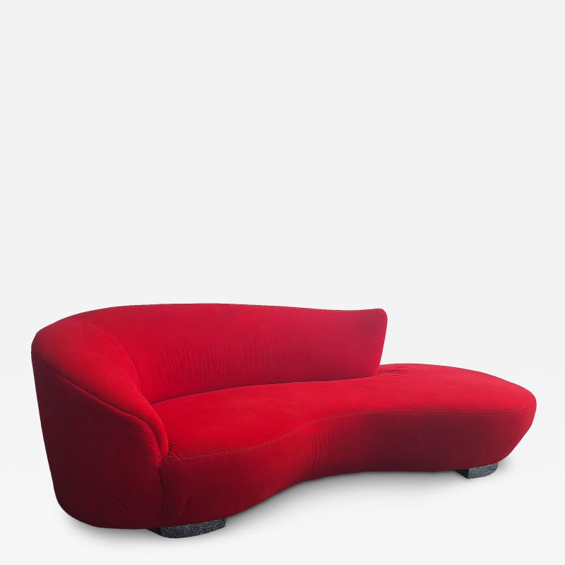 1990s Serpentine Cloud Sofa Original Fabric