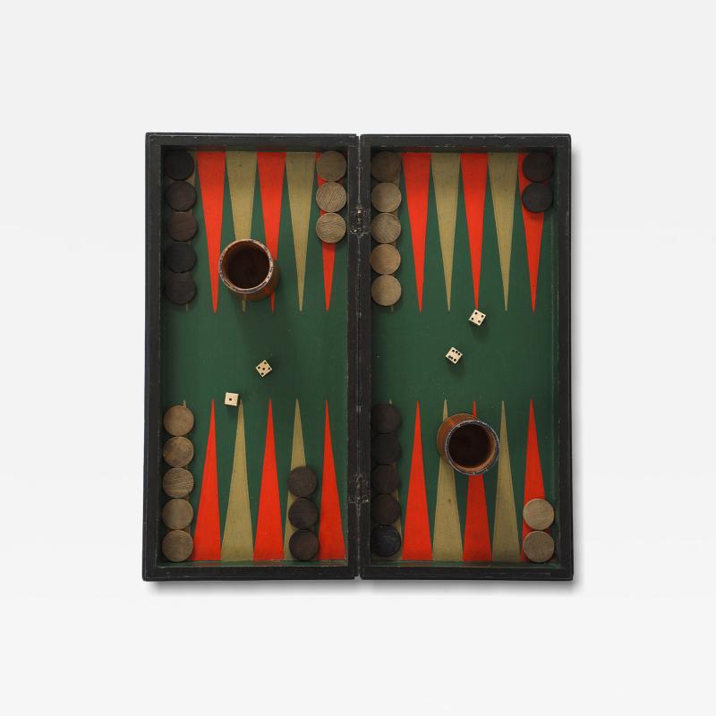 19th Century American Backgammon Board