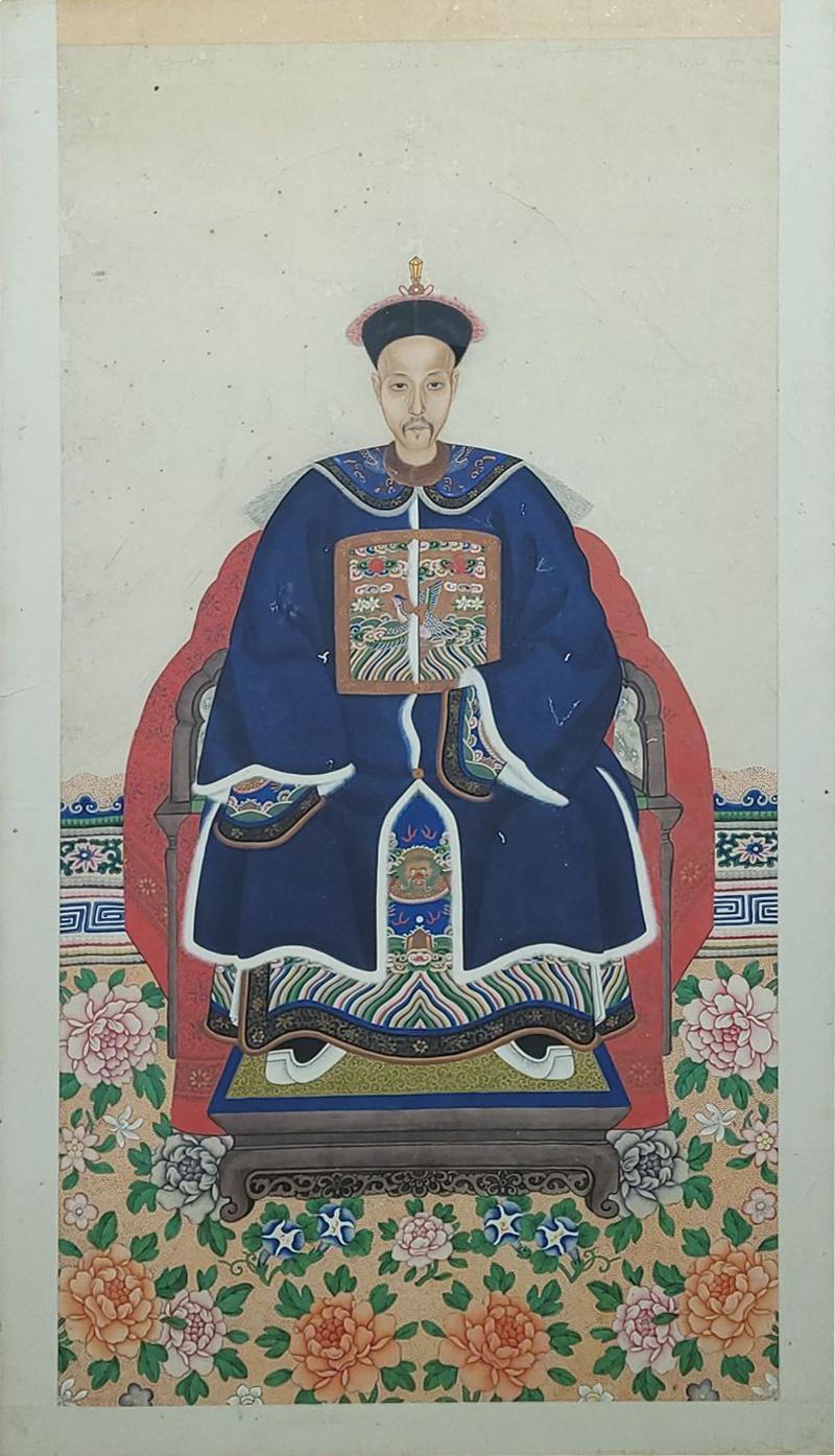 19th Century Ancestor Portrait China