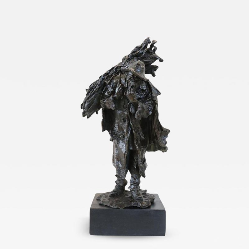 19th Century Antique Large Bronze Sculpture by Roberto Negri