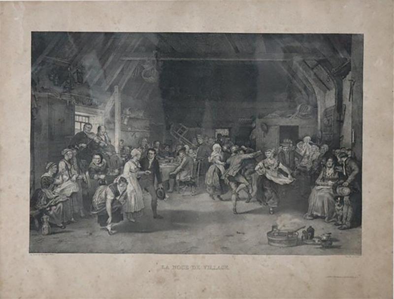 19th Century Antique Lithography Print by Lith de Villain