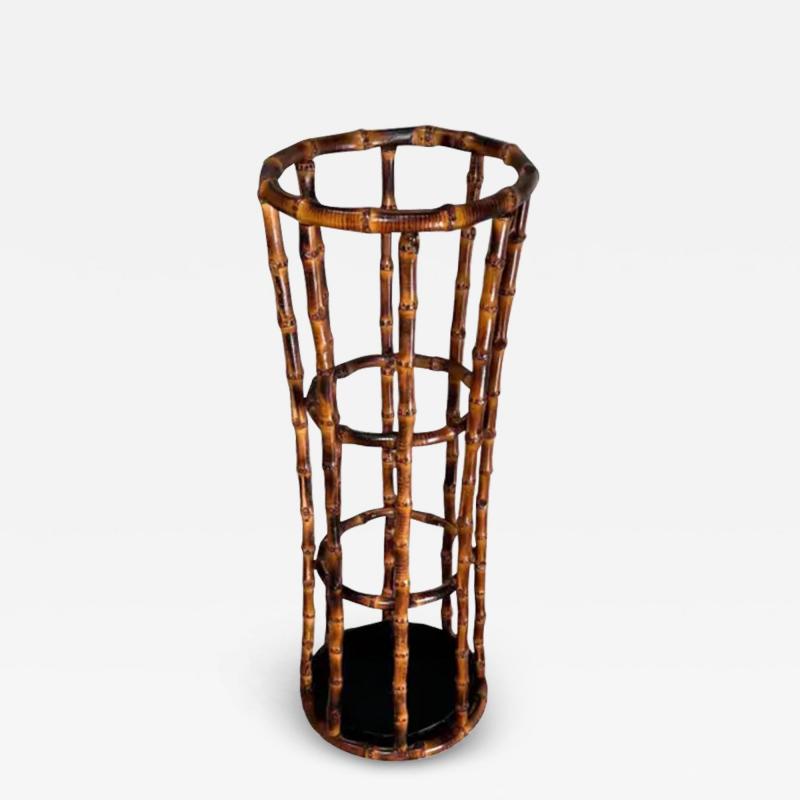 19th Century Bamboo Umbrella Stand