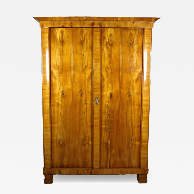 19th Century Biedermeier Cabinet Cherrywood Handpolished Austria circa 1825