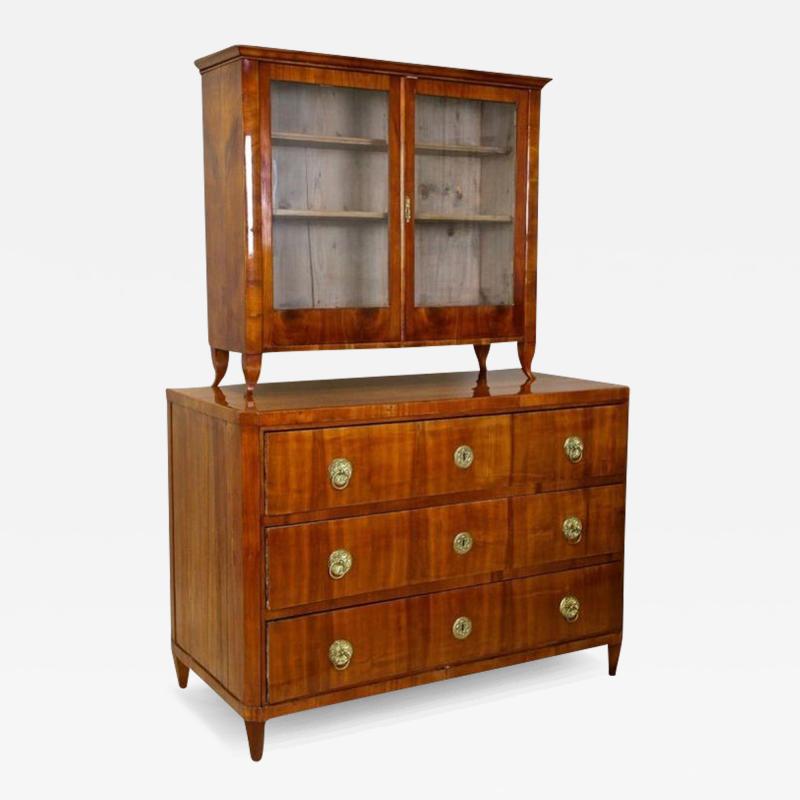 19th Century Biedermeier Chest Of Drawers Buffet Cherrywood Austria ca 1830