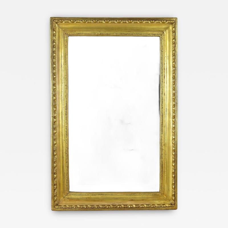 19th Century Biedermeier Gilt Wall Mirror Bulls Eye Bars Austria ca 1830