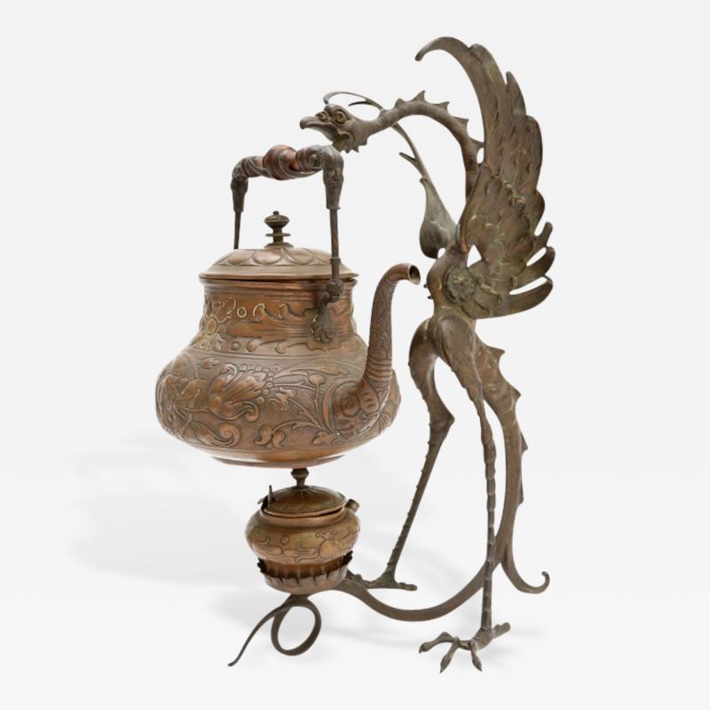 19th Century Bronze Garuda Incense Burner
