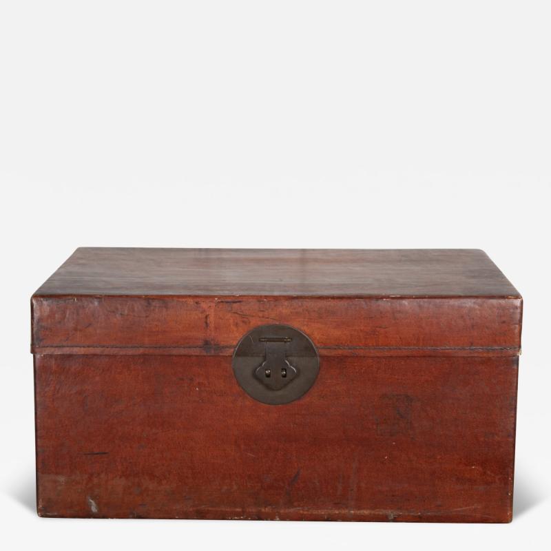 19th Century Chinese Red Trunk
