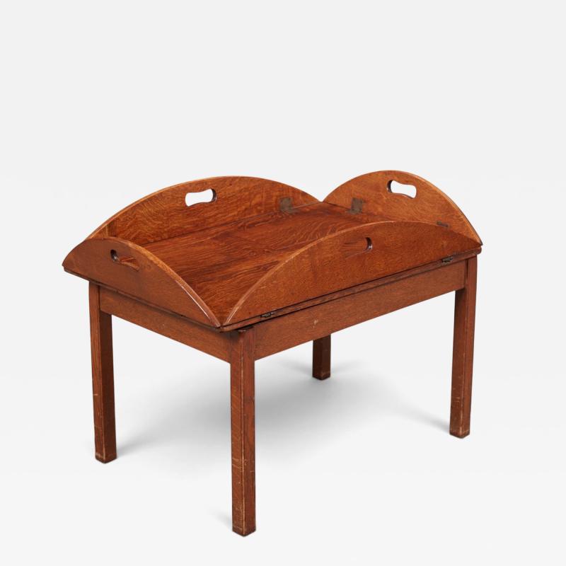 19th Century English Butlers Tray Coffee Table