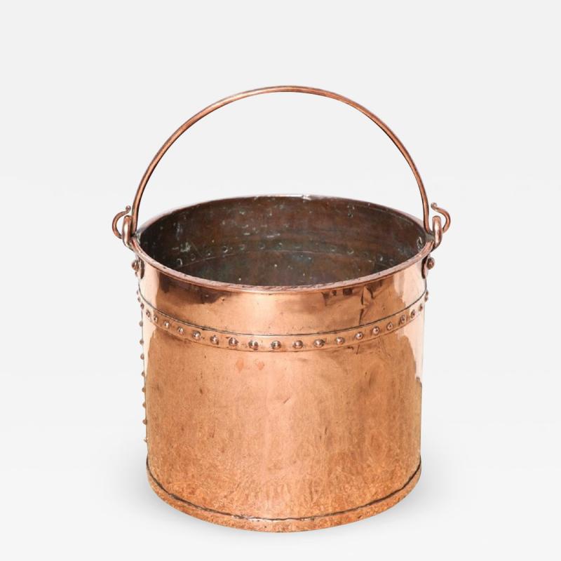 19th Century English Copper Apple Kettle