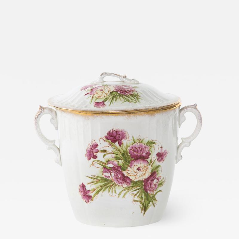 19th Century English Porcelain Lidded Pot