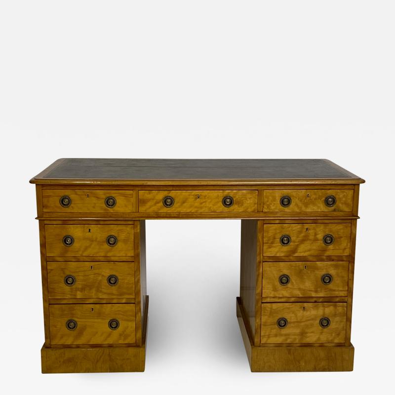 19th Century English Satinwood Desk