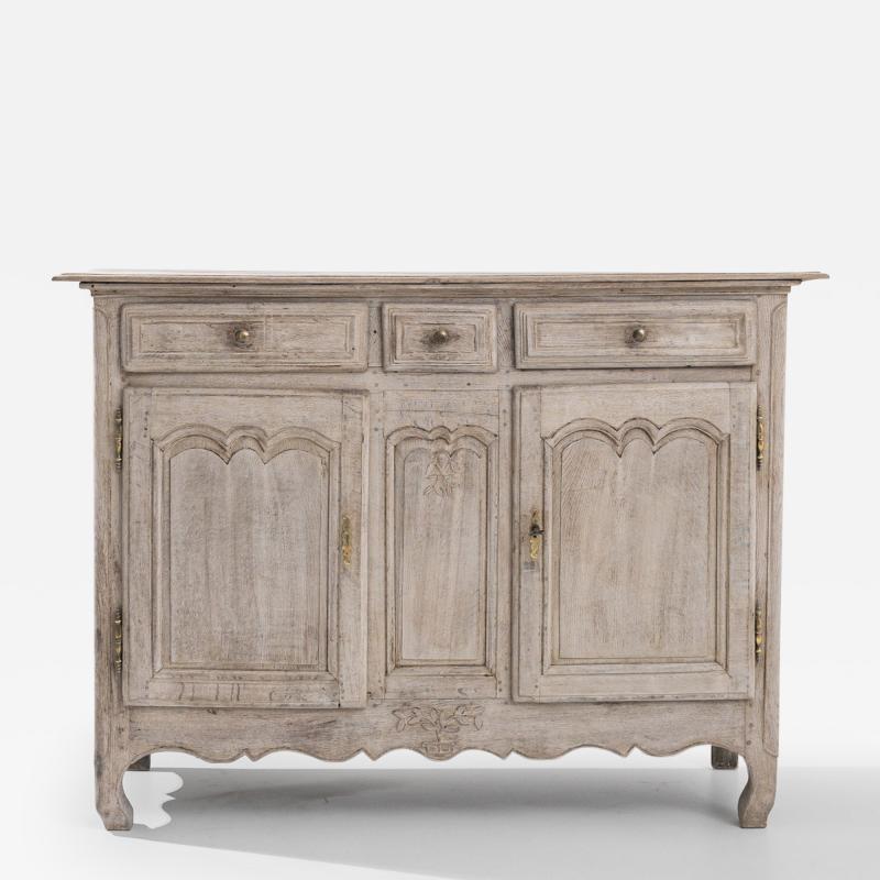 19th Century French Bleached Oak Buffet