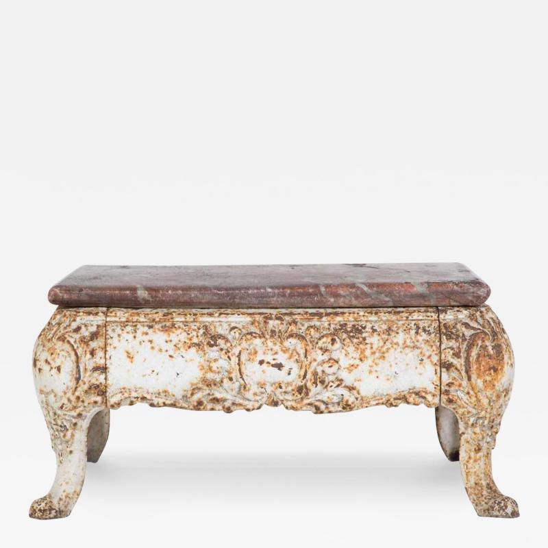 19th Century French Cast Iron Coffee Table