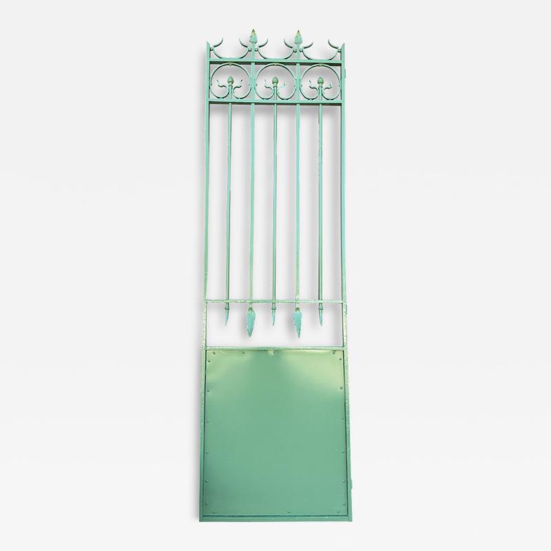 19th Century French Garden Gate with New Powdercoat