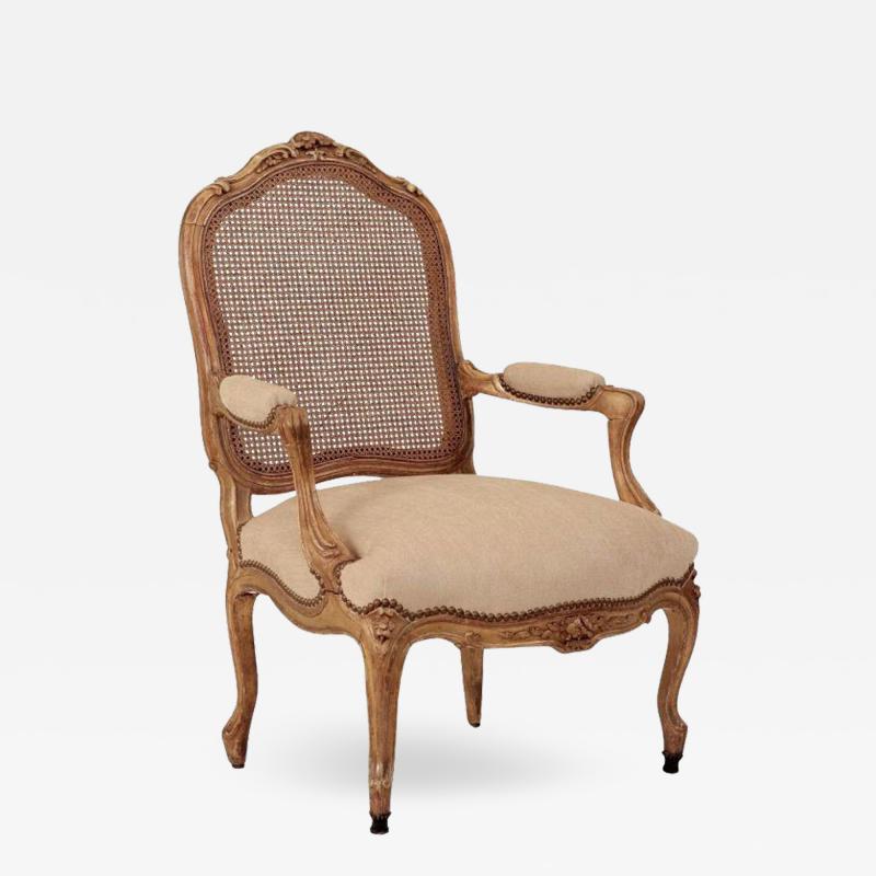 19th Century French Gilt Wood Armchair
