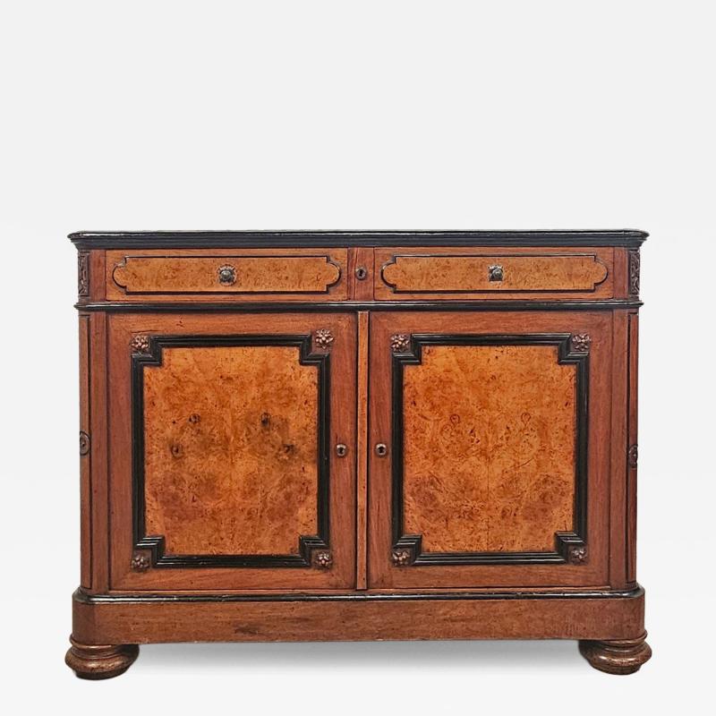 19th Century French Louis Philippe Two Drawer Cabinet Two Available