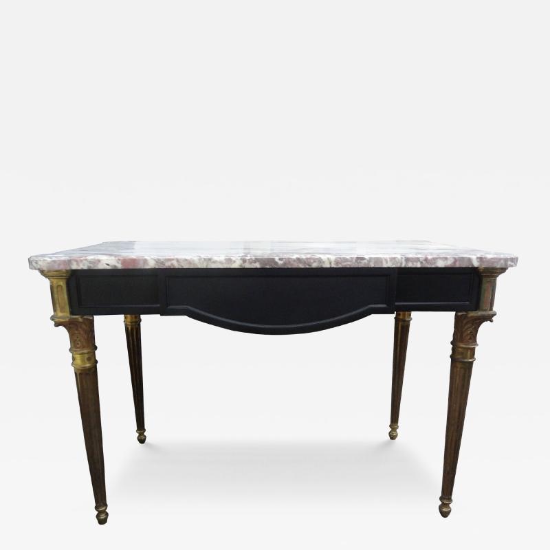 19th Century French Louis XVI Style Ebonized Desk