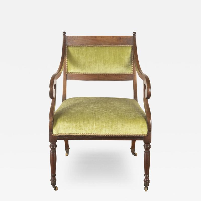 19th Century French Mahogany Chair