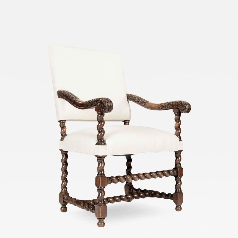 19th Century French Walnut Armchair