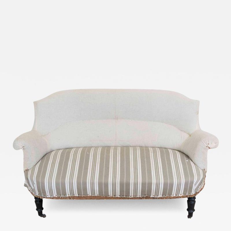 19th Century French arch top sofa Ready to Upholster