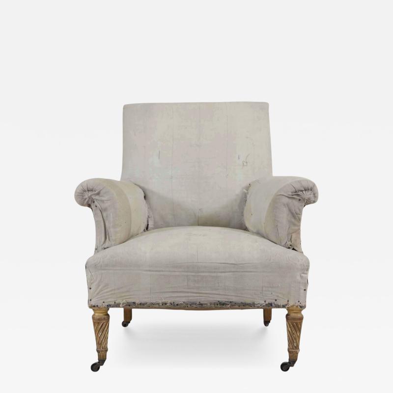 19th Century French chair Ready to Upholster