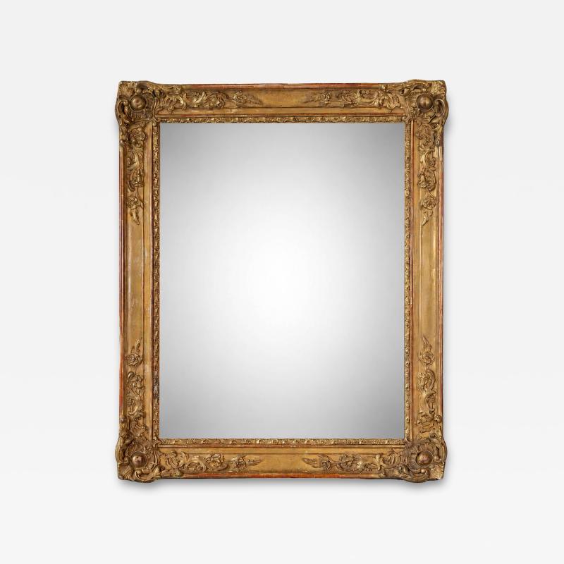 19th Century Gilt Decorated French Mirror