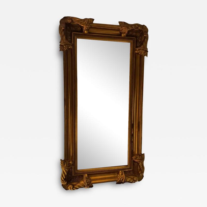 19th Century Giltwood Carved Mirror