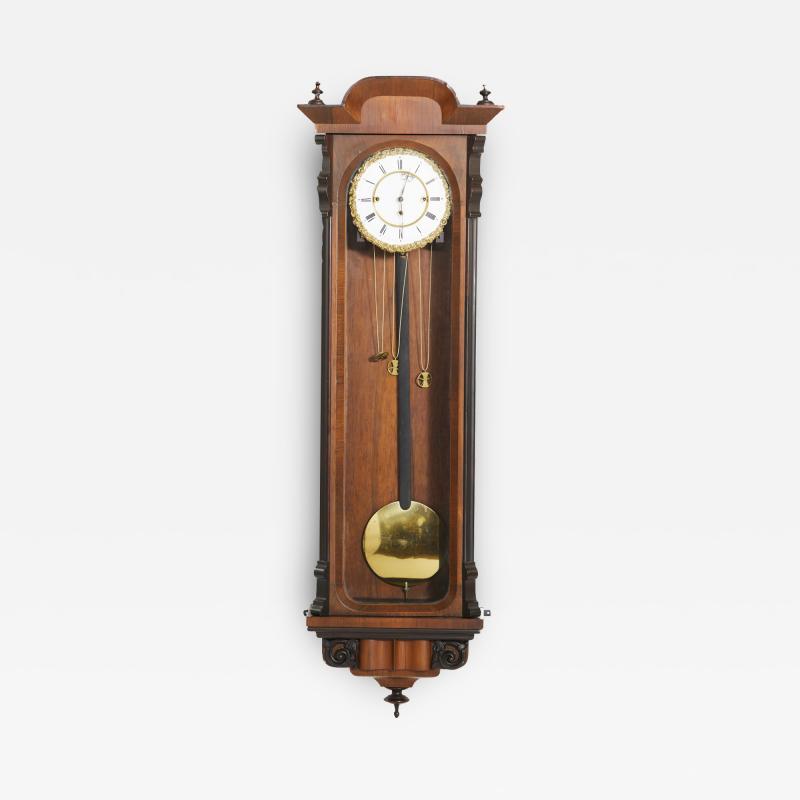 19th Century Grande Sonnerie Vienna Regulator Clock