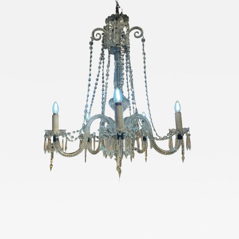 19th Century Irish Crystal Chandelier