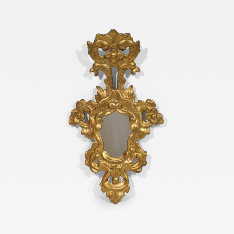 19th Century Italian Baroque Style Giltwood Mirror