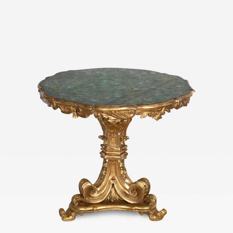 19th Century Italian Giltwood Centre Table