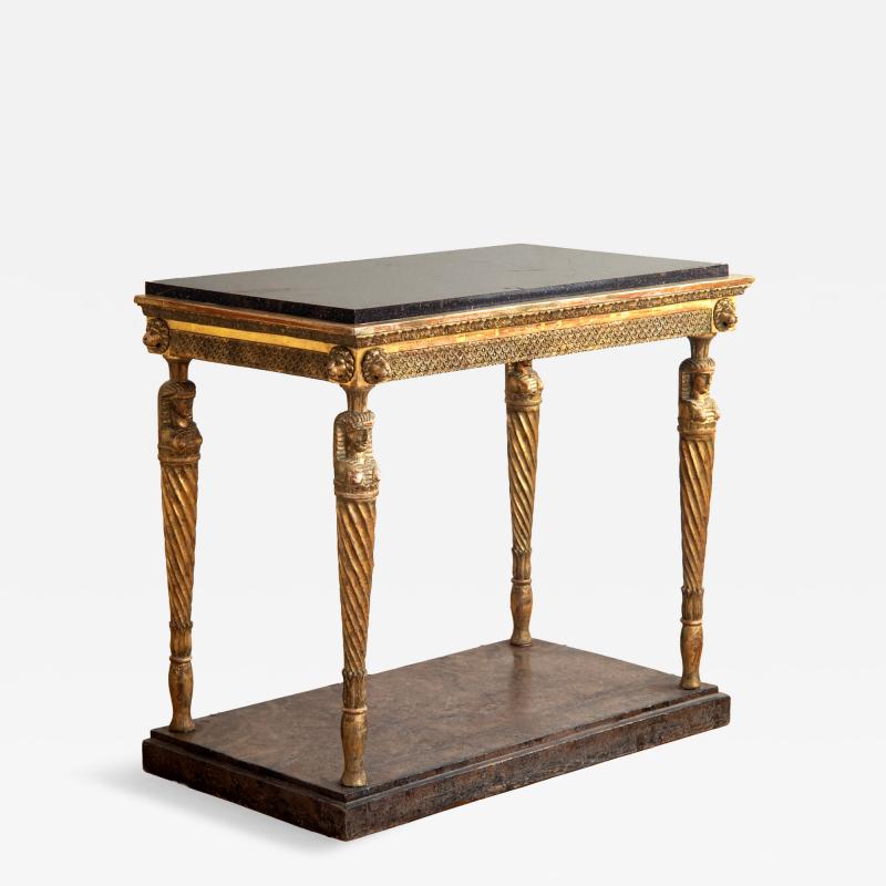 19th Century Late Gustavian Console Table