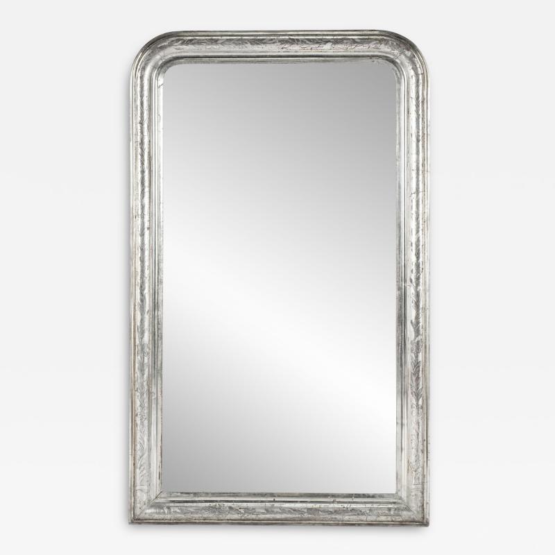 19th Century Louis Philippe Silver Mirror