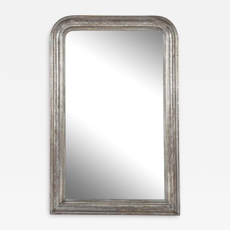 19th Century Louis Philippe Silver Mirror