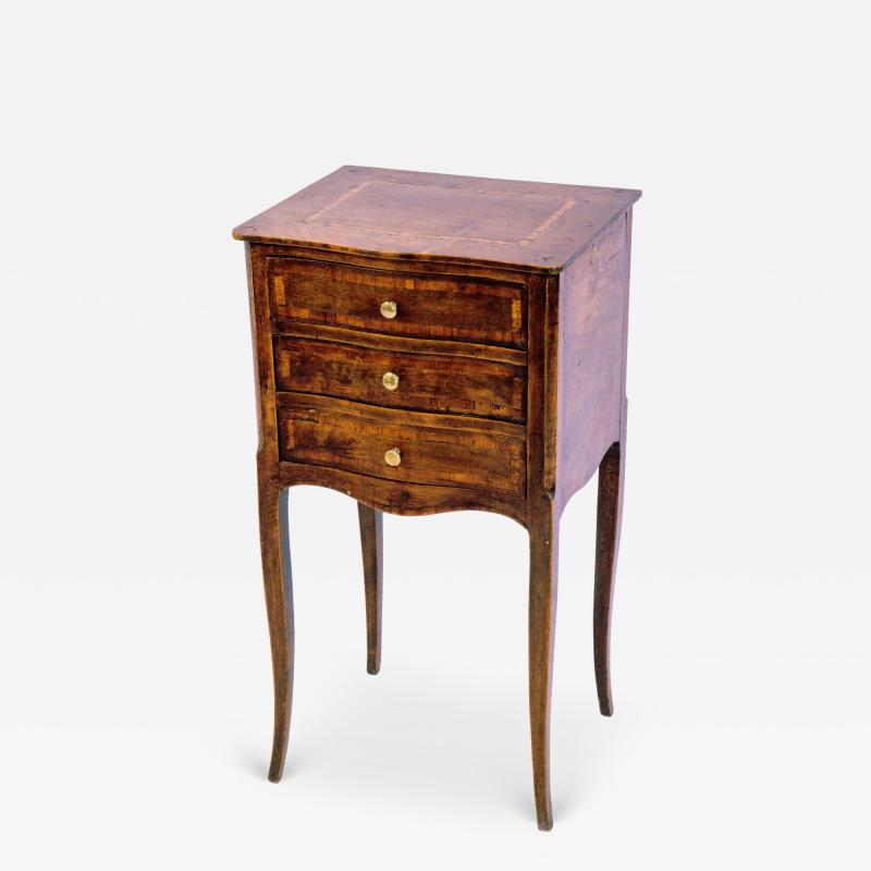 19th Century Louis XV Style French Parquetry Side Table