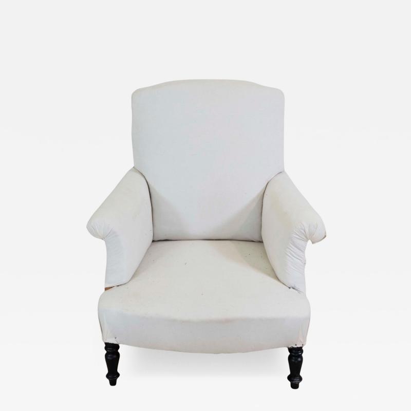19th Century Napoleon III French Chair Ready to Upholster