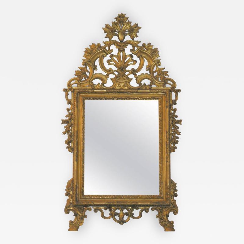 19th Century Northern Italian Giltwood Mirror