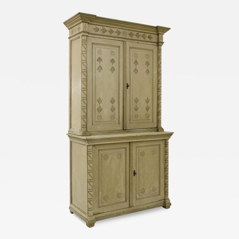 19th Century Scandinavian Painted Wooden Cabinet