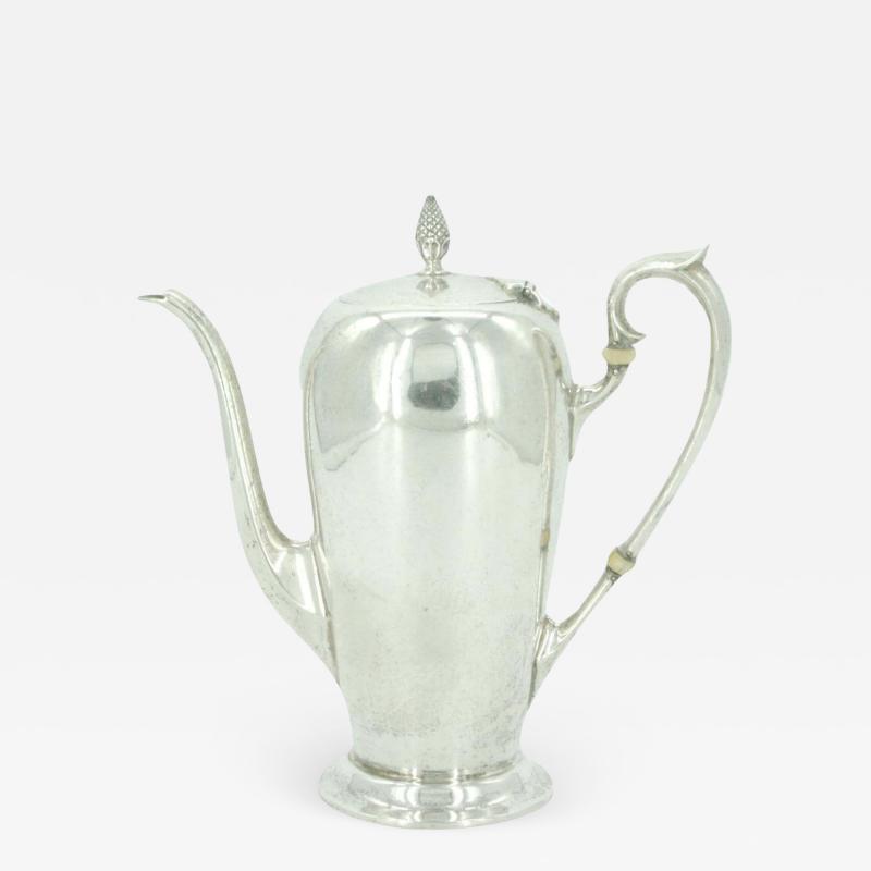 19th Century Sterling Silver Chocolate Coffee Pot