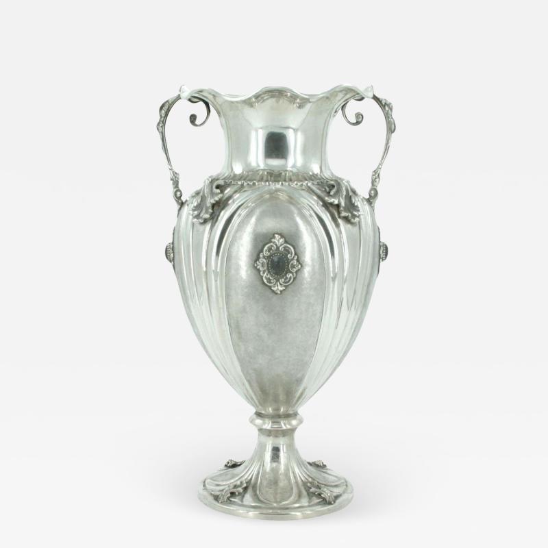 19th Century Sterling Silver Decorative Vase