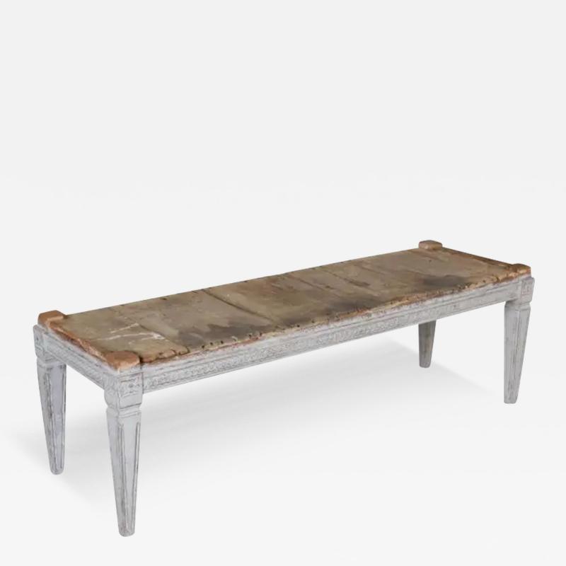 19th Century Swedish Gustavian Bench