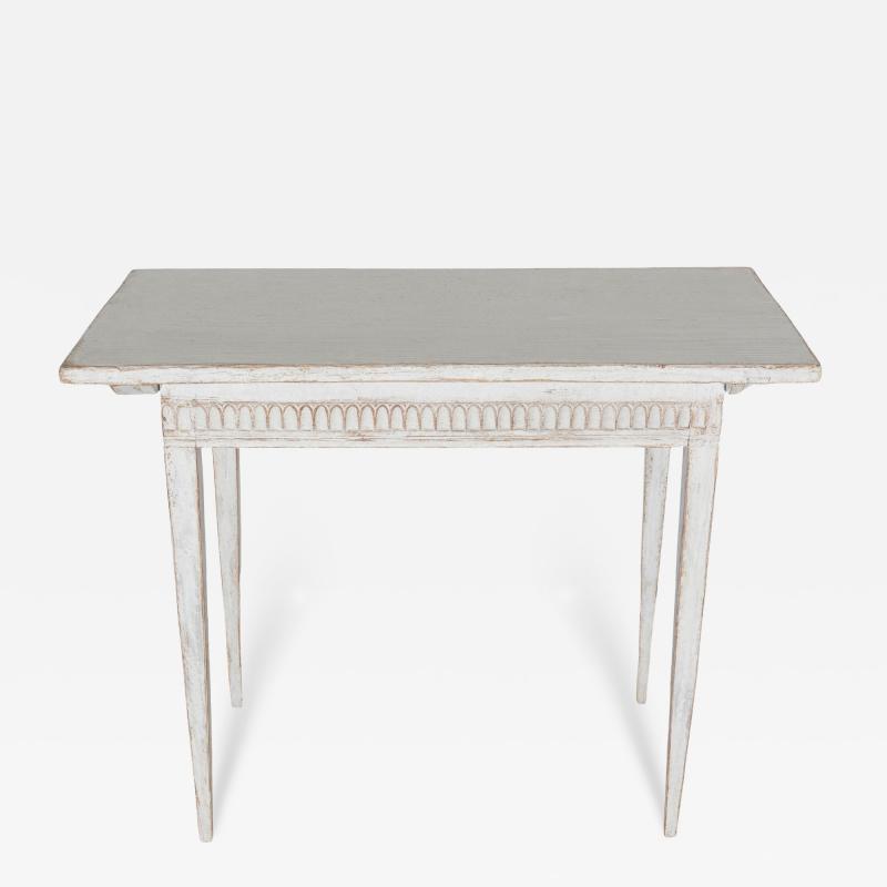 19th Century Swedish Gustavian Painted Side Table