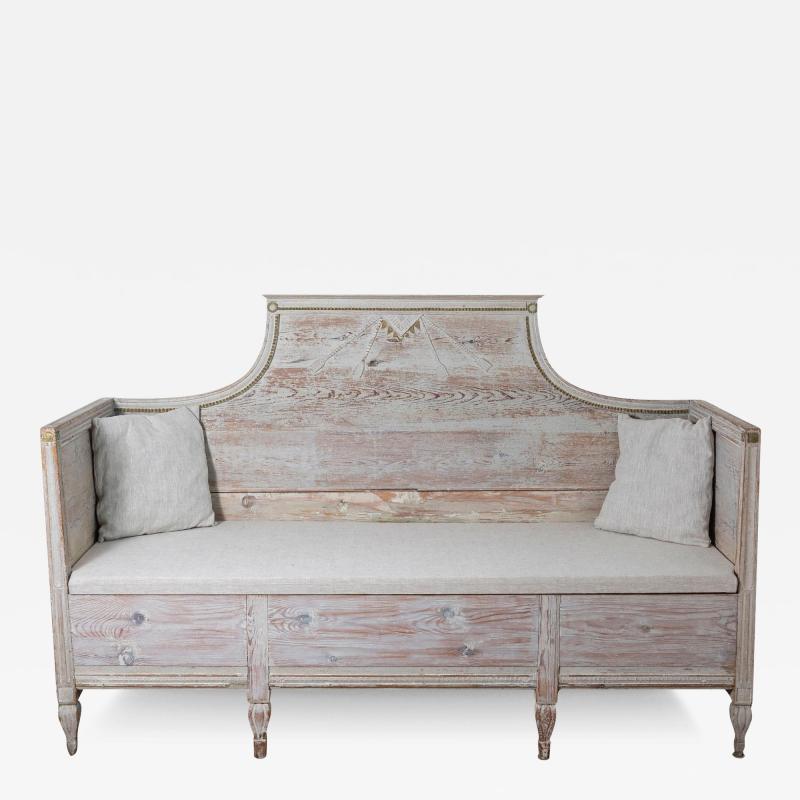 19th Century Swedish Gustavian Sofa Circa 1820