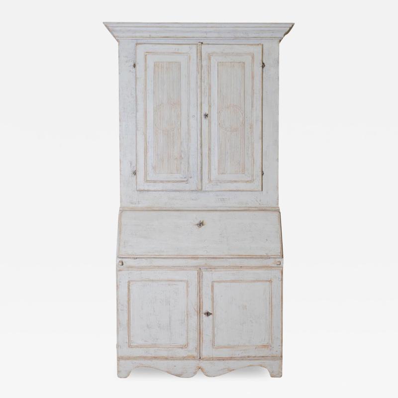19th Century Swedish Two part Secretaire