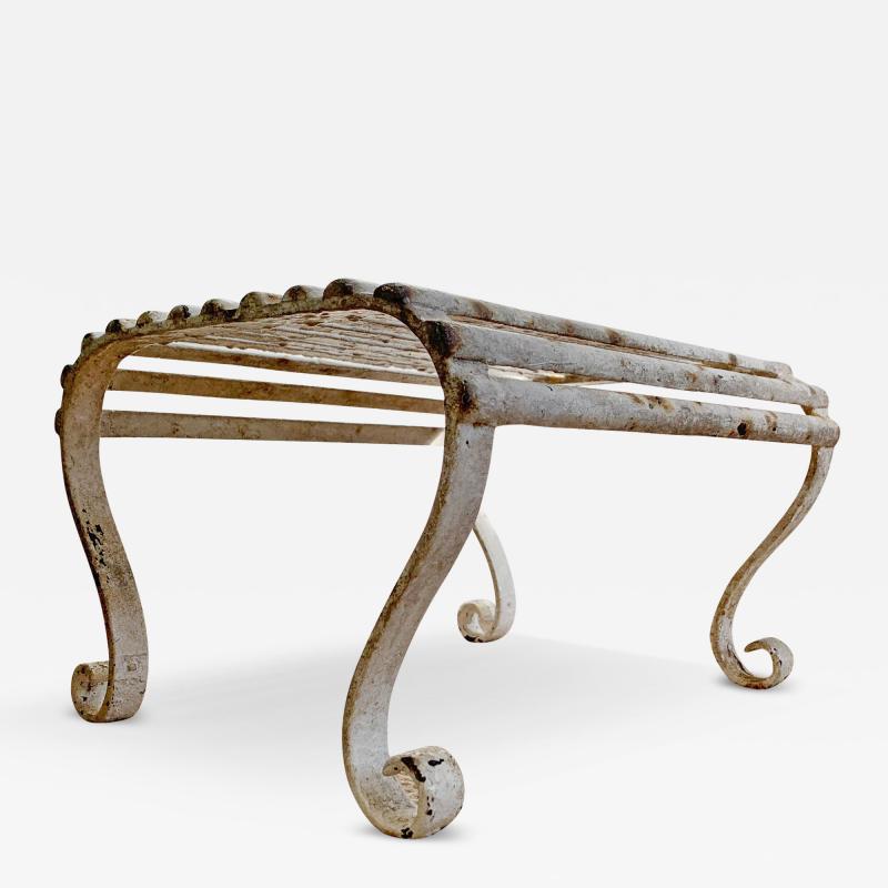 19th Century Wrought Iron Foot Stool