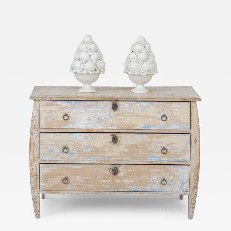 19th c Dutch Bombay Commode in Original Paint