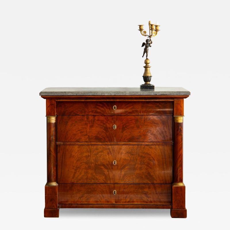 19th c Empire Commode Desk