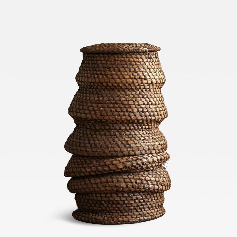 19th c Folk Art Basket